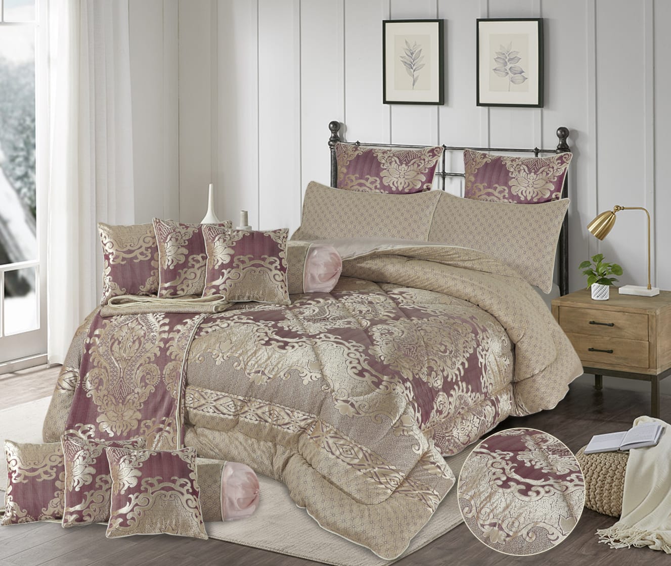 14PC Fancy Razai Set