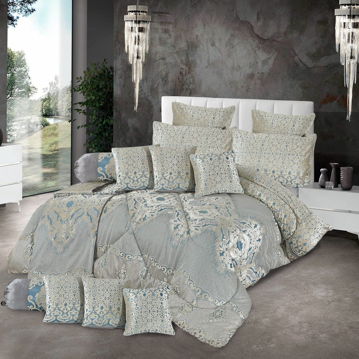 14PC Fancy Razai Set