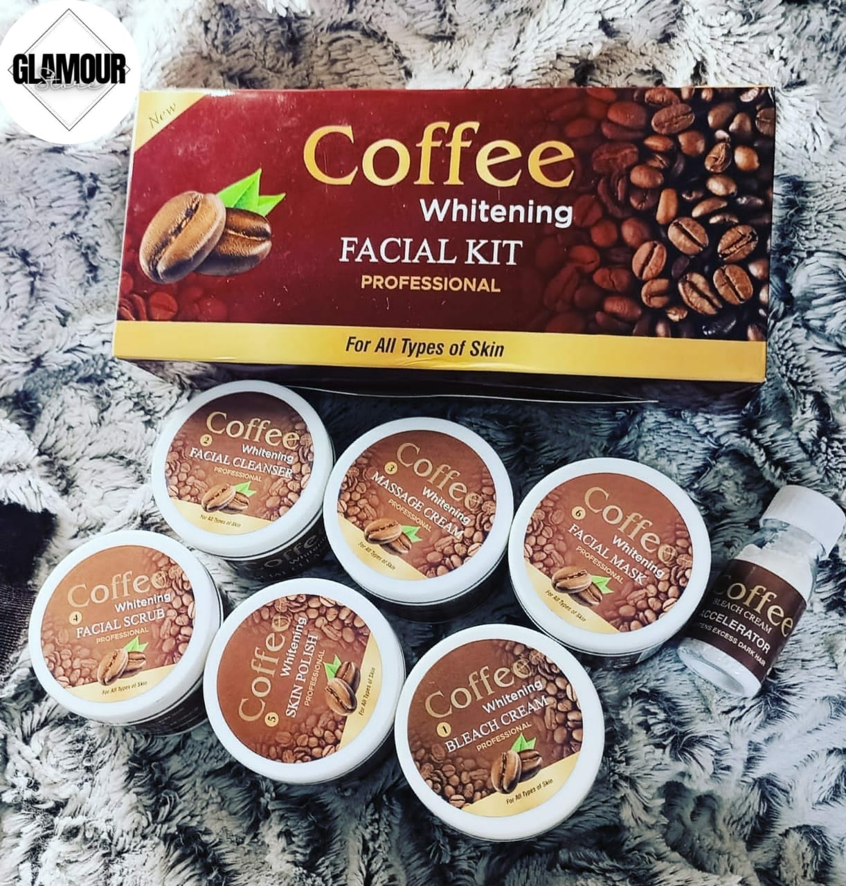 Coffee Whitening Facial Kit Professional