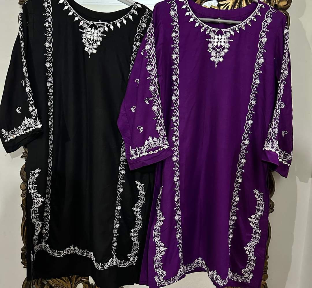 MIRROR WORK EMB 2Pc by AGHA NOOR