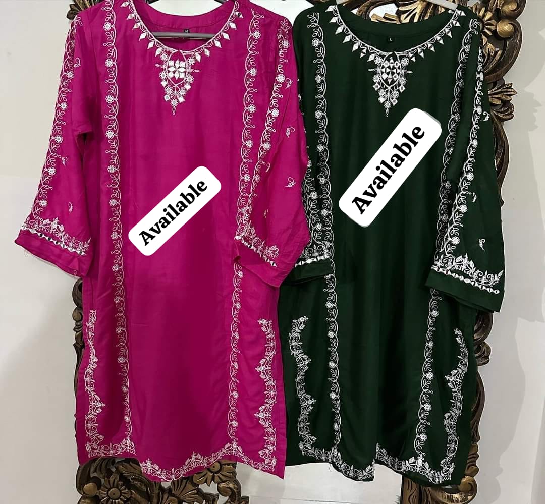 MIRROR WORK EMB 2Pc by AGHA NOOR