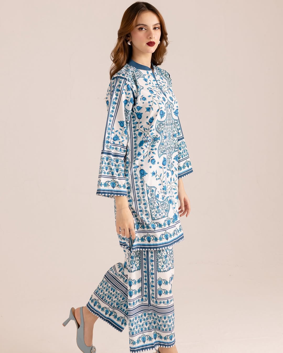 KUBRA KHAN PLAZO DIGITAL PRINTED 2Pc