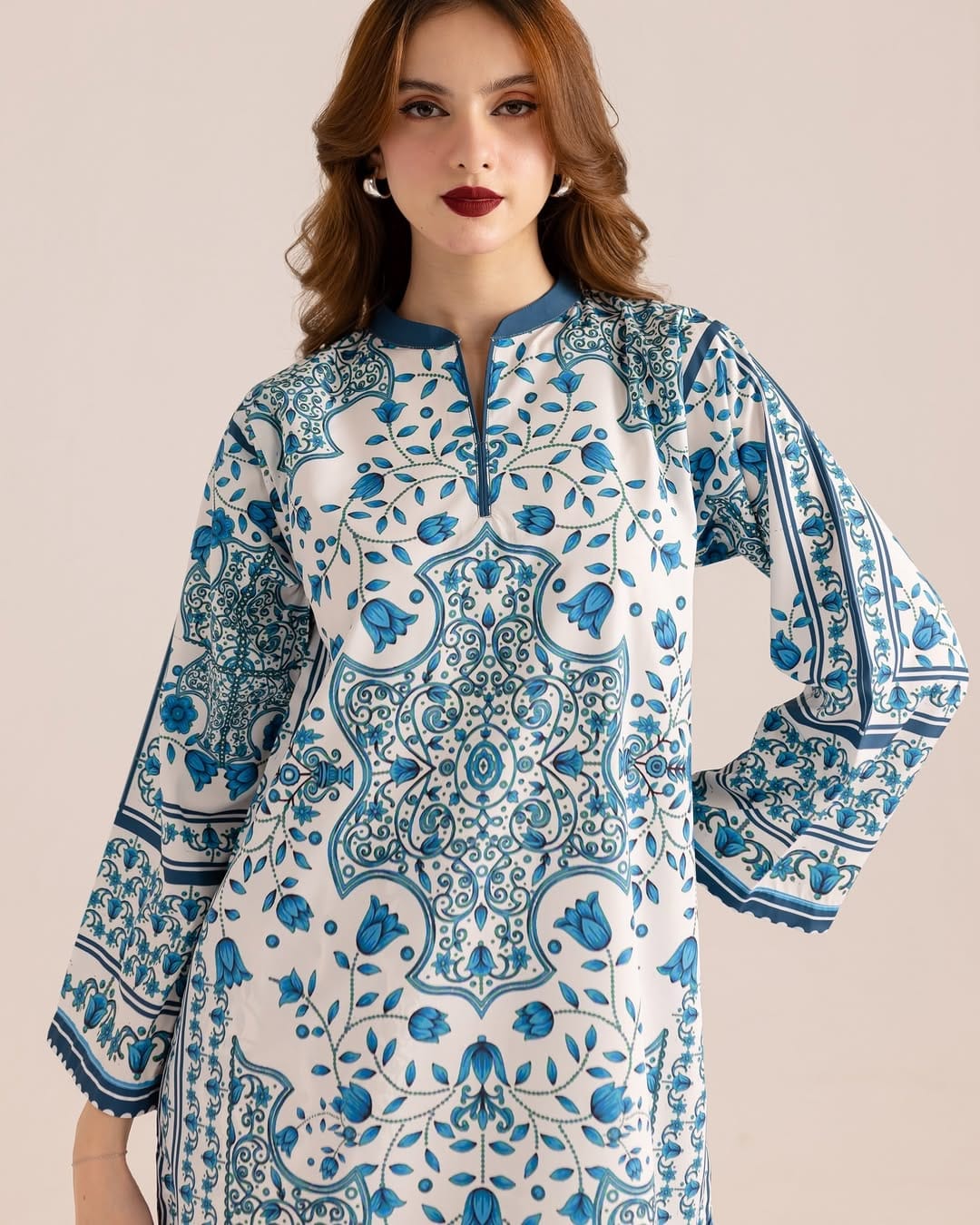 KUBRA KHAN PLAZO DIGITAL PRINTED 2Pc