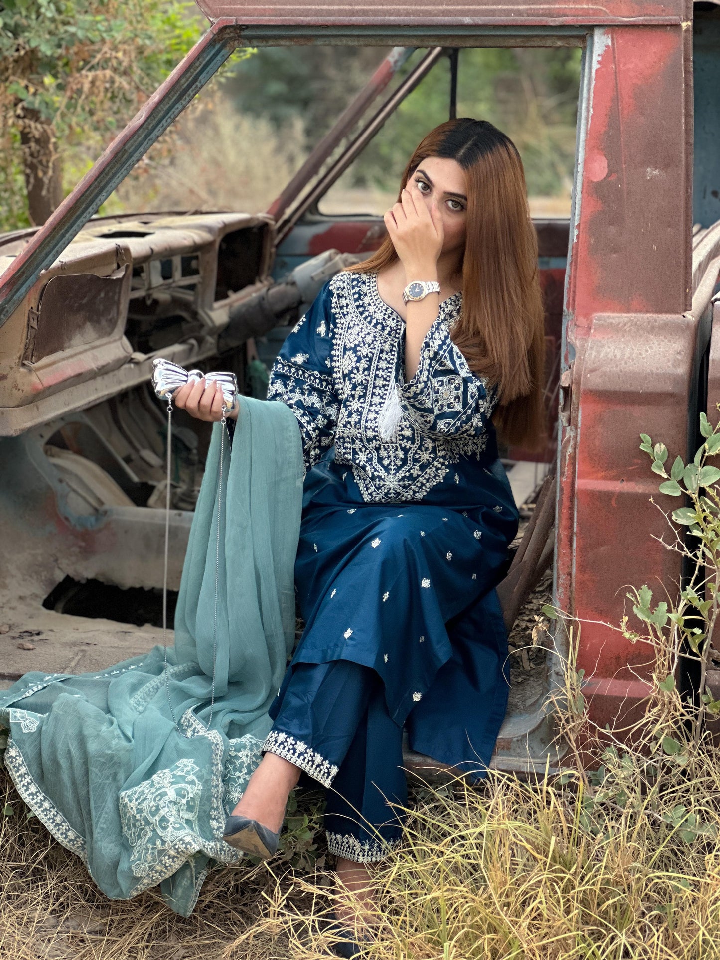 ZARA EMBROIDERY 3PC suite