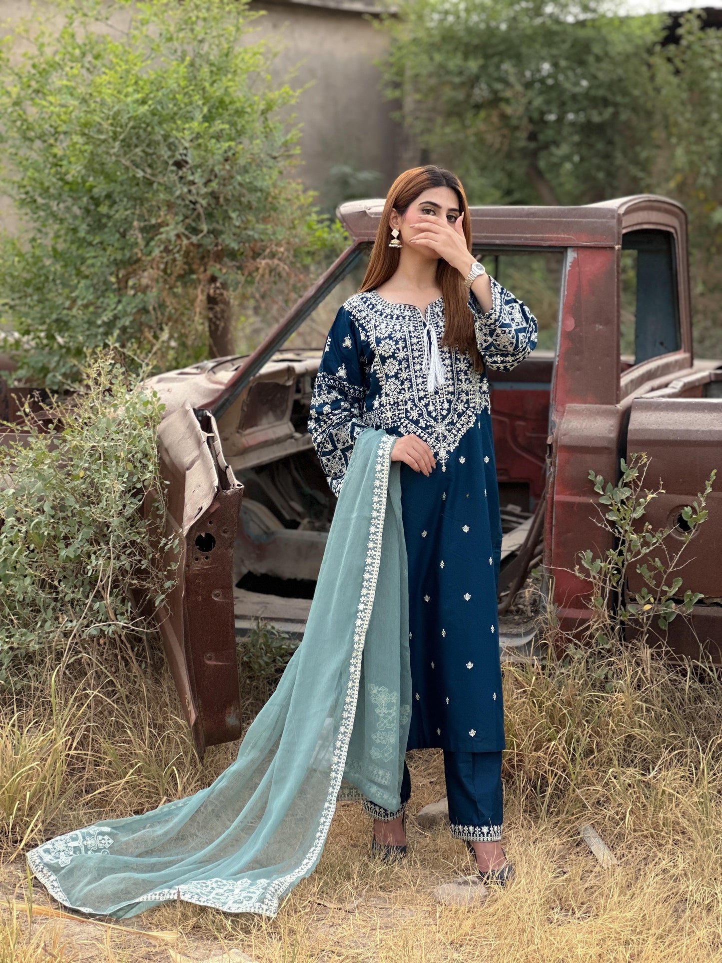 ZARA EMBROIDERY 3PC suite