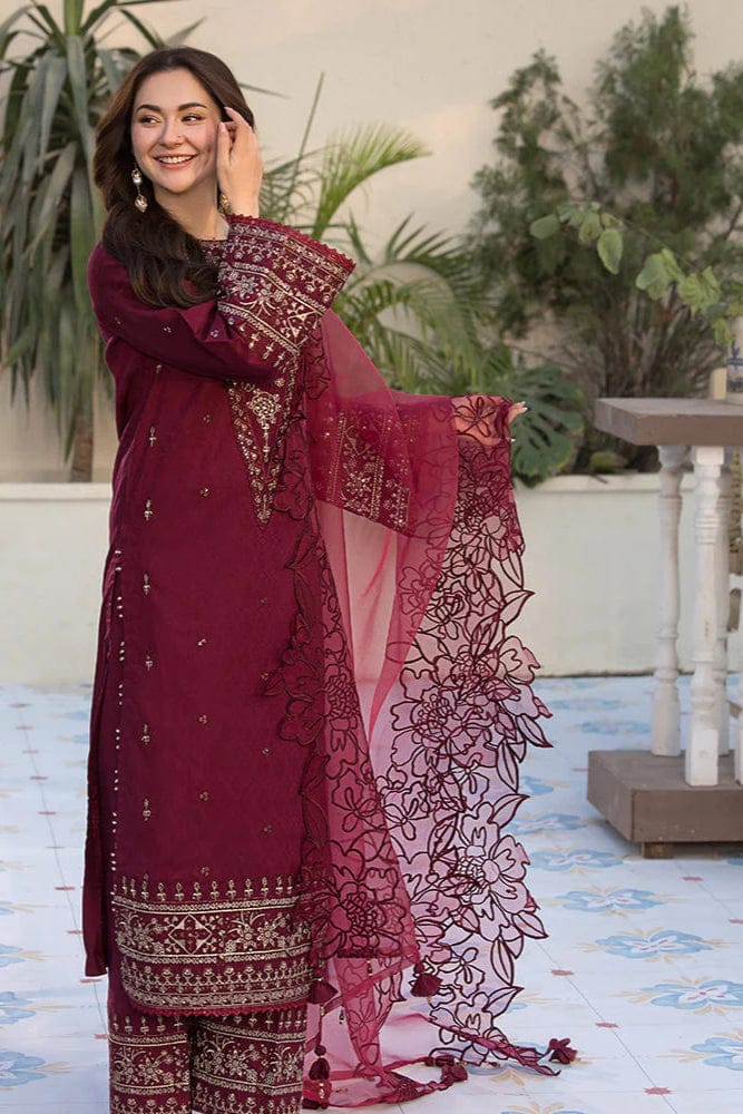 ZAREEN 3PC - EMBROIDERED LAWN DRESS