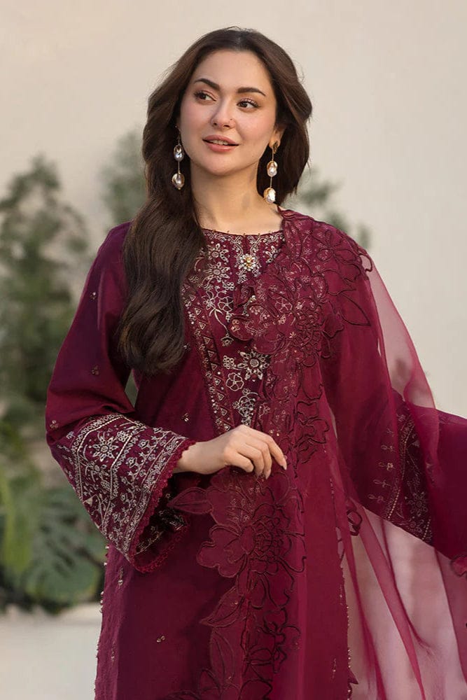 ZAREEN 3PC - EMBROIDERED LAWN DRESS
