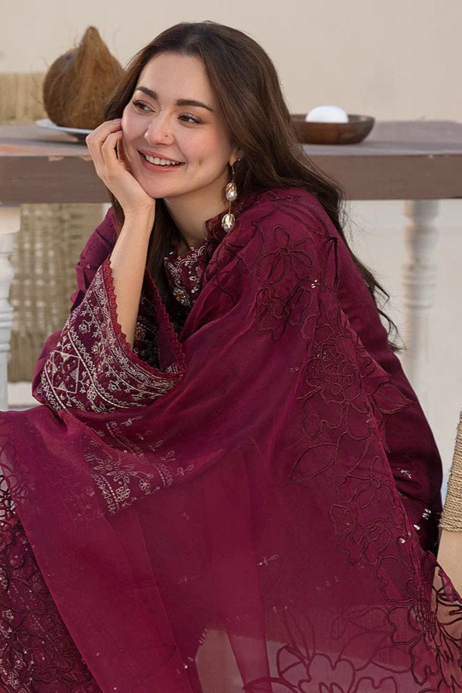 ZAREEN 3PC - EMBROIDERED LAWN DRESS