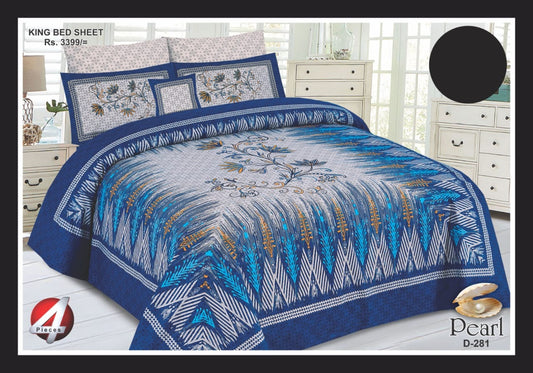 3D Digital Print Cotton Bedhseet