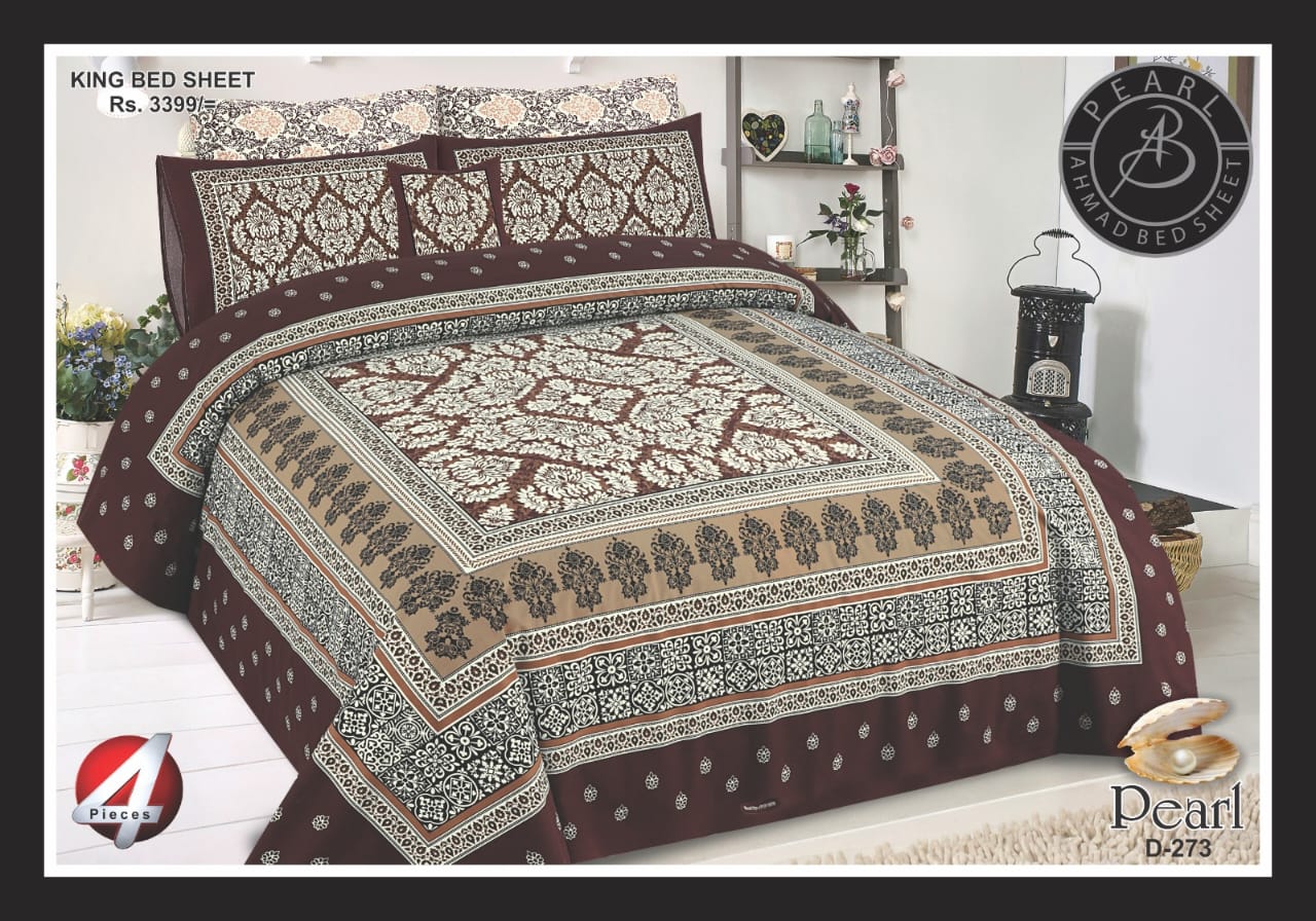 3D Digital Print Cotton Bedhseet