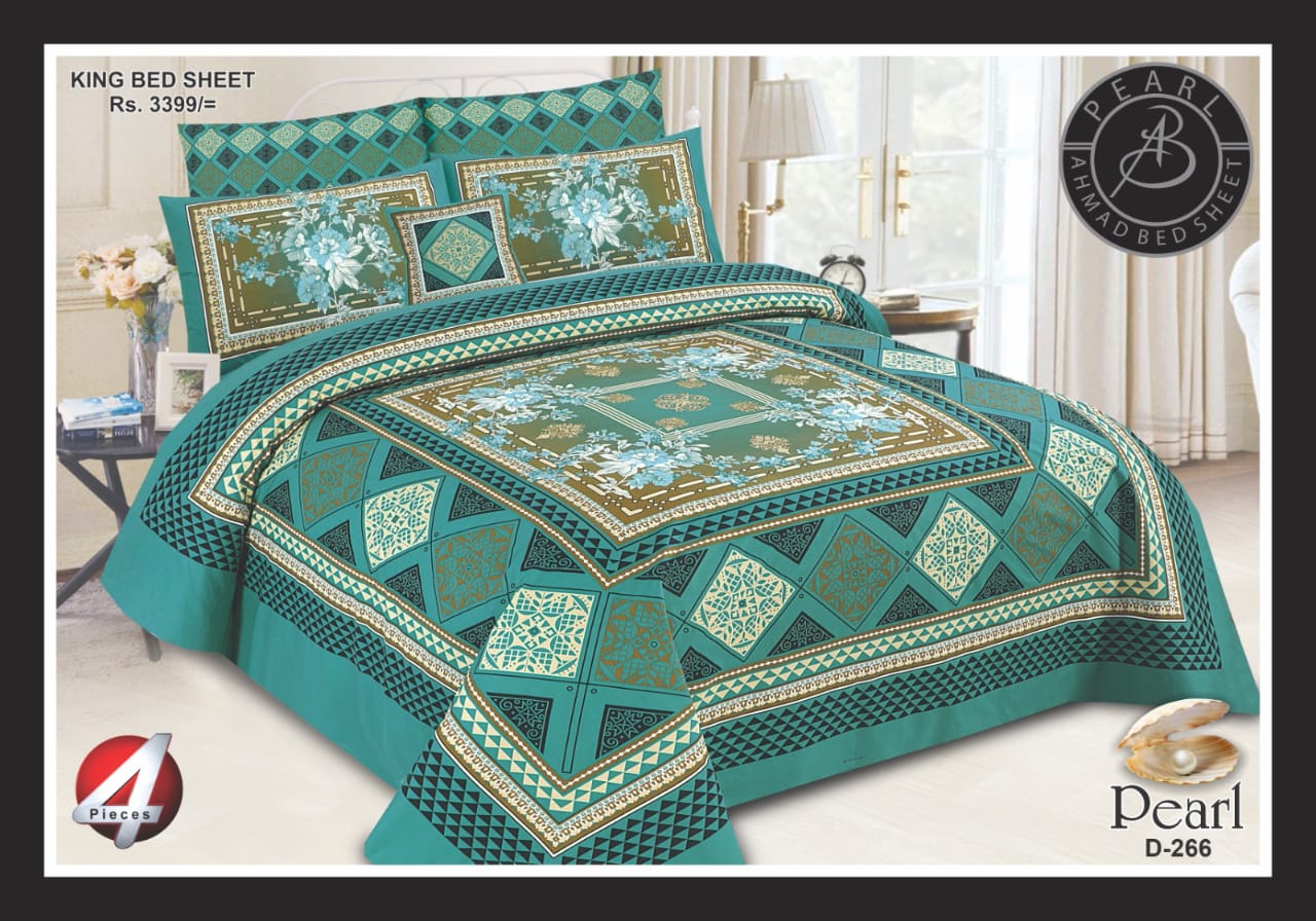 3D Digital Print Cotton Bedhseet