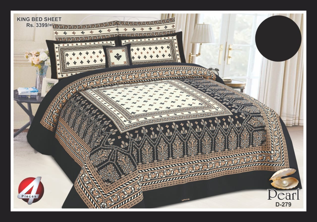 3D Digital Print Cotton Bedhseet
