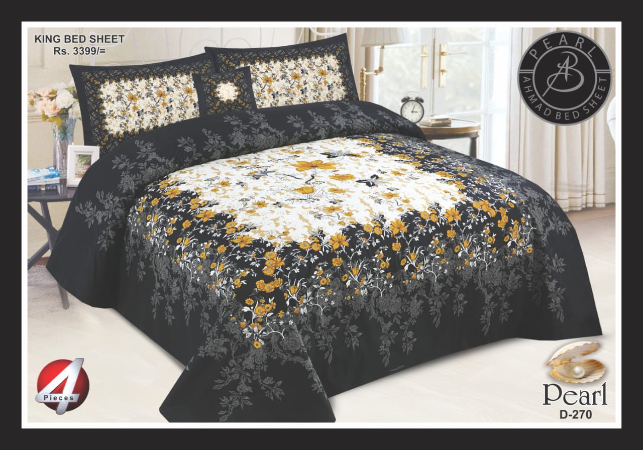 3D Digital Print Cotton Bedhseet