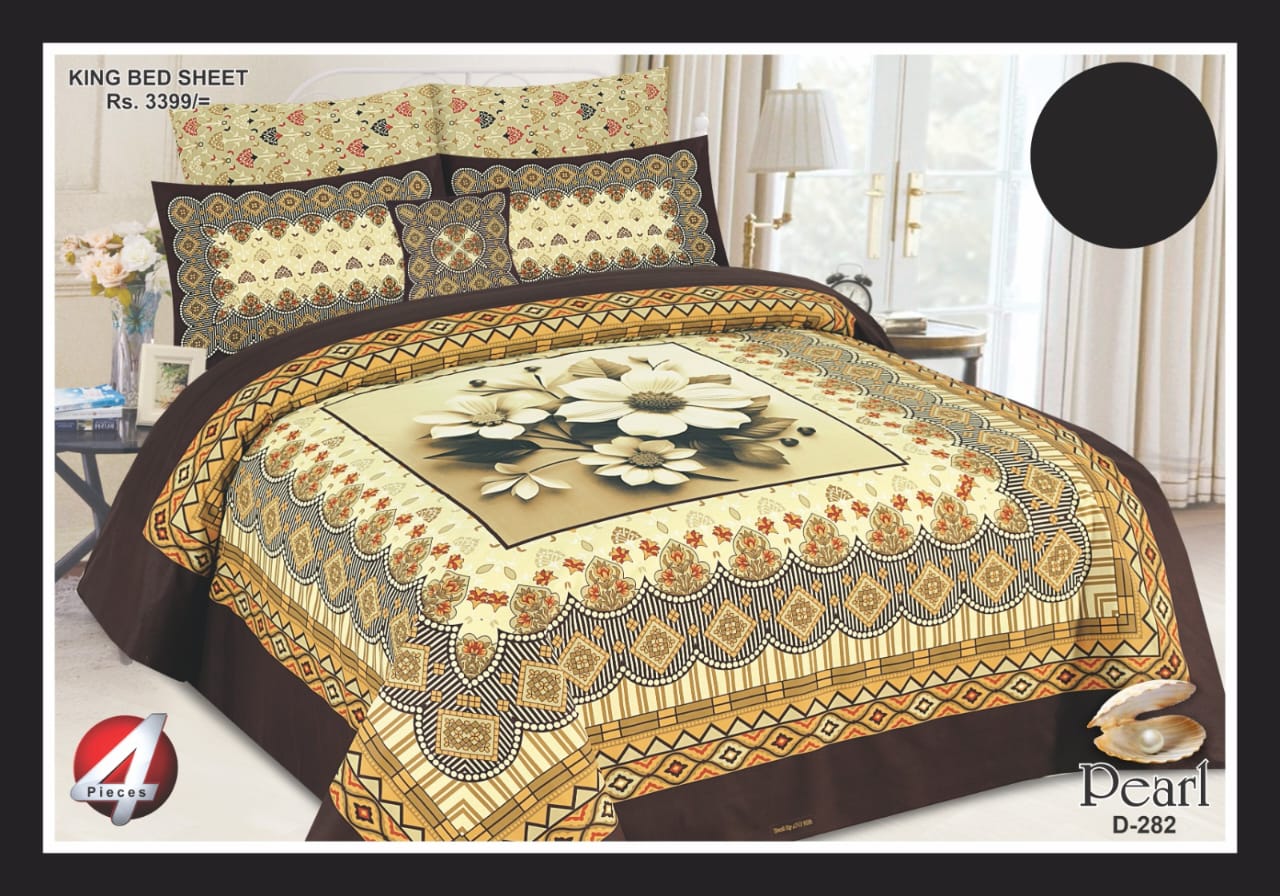 3D Digital Print Cotton Bedhseet