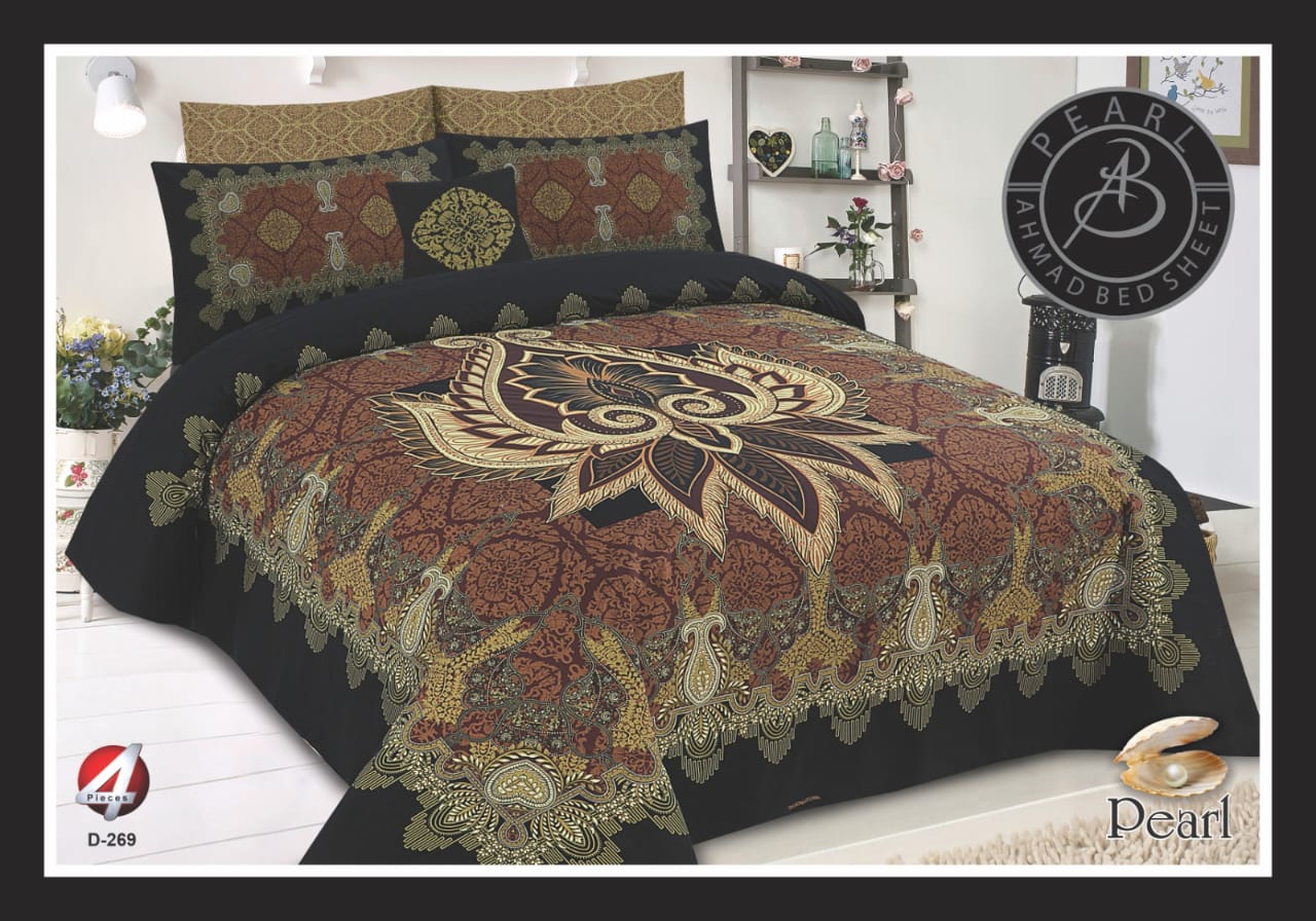 3D Digital Print Cotton Bedhseet