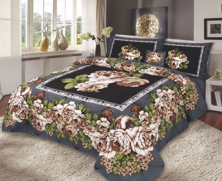 3D Digital Print Cotton Bedhseet