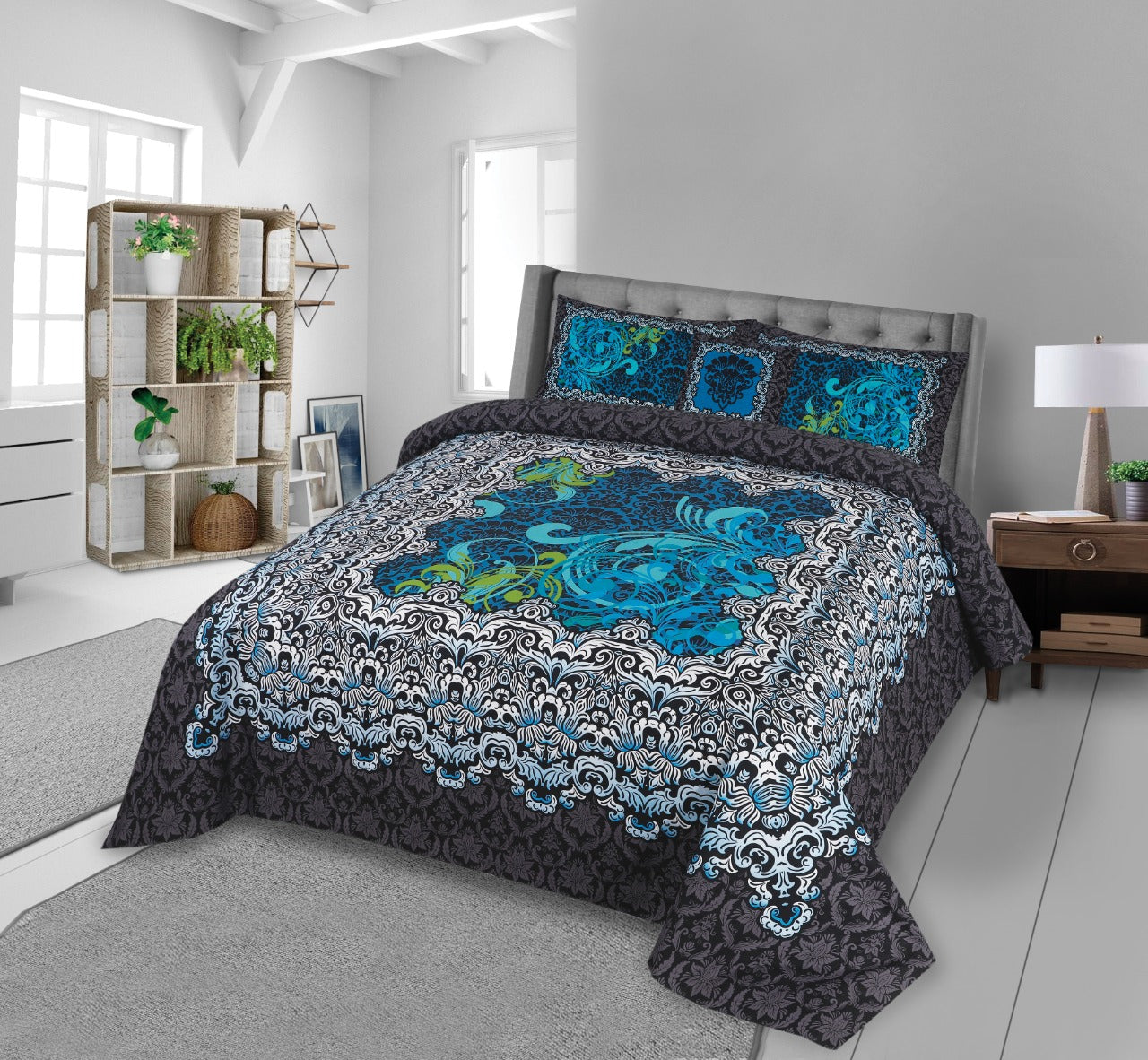 3D Digital Print Cotton Bedhseet