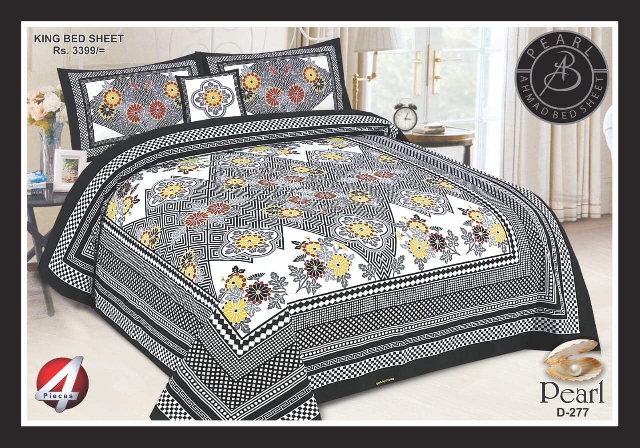 3D Digital Print Cotton Bedhseet