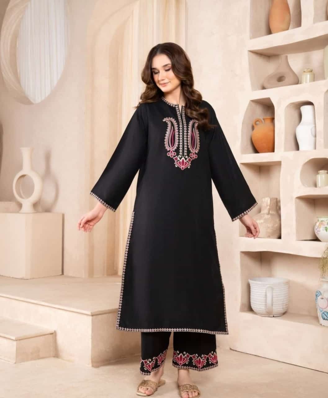 Black Rose premium linen 2pcs