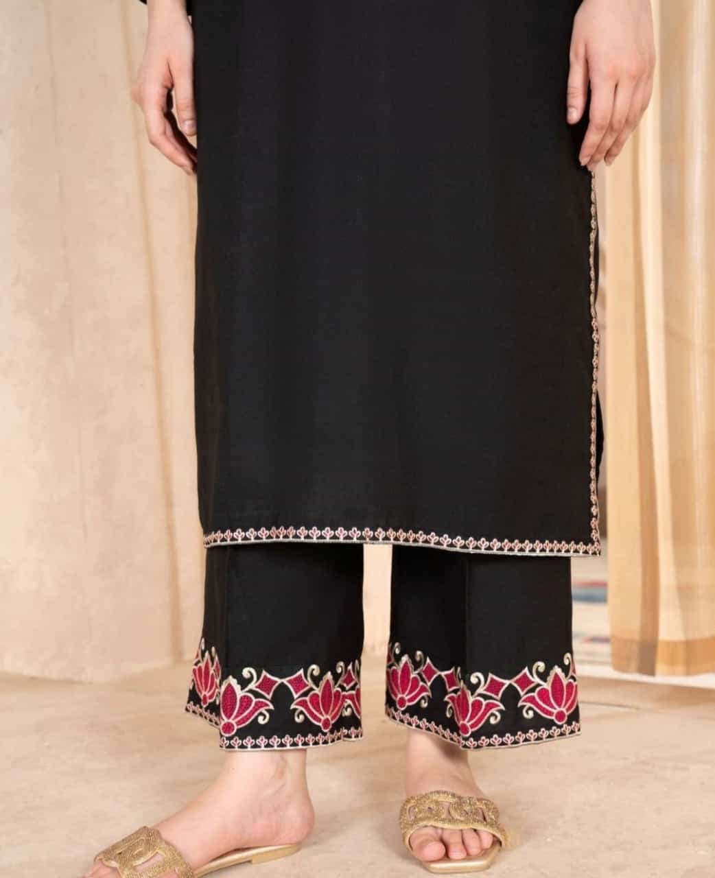 Black Rose premium linen 2pcs