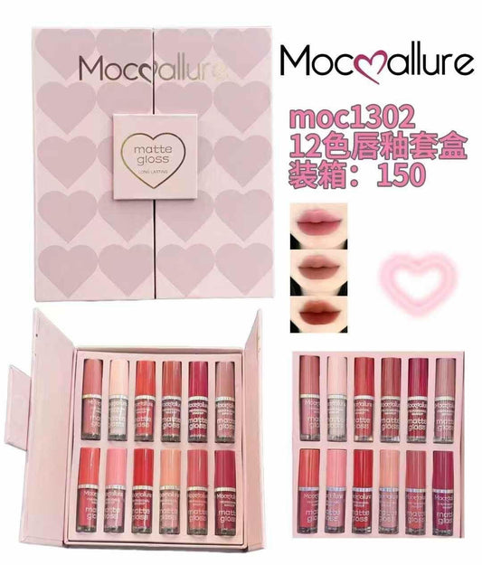 Mocallure Matte Gloss 12 Pcs Book Set