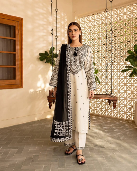 ARFA EMBROIDERY 3PC