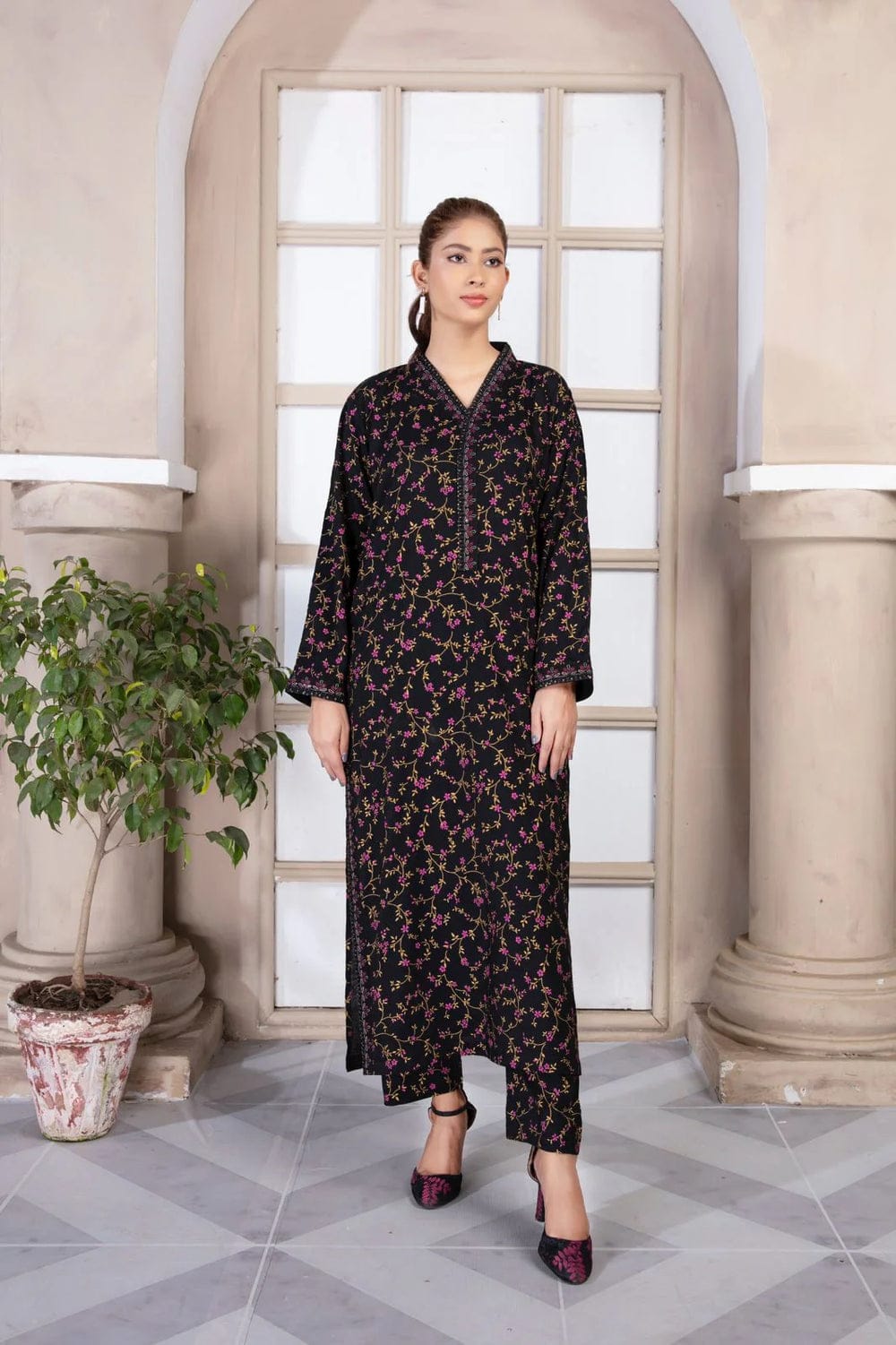 MIDNIGHT GOLD PRINTED 2PC