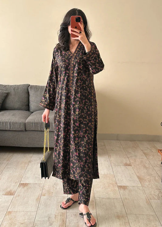 MIDNIGHT GOLD PRINTED 2PC