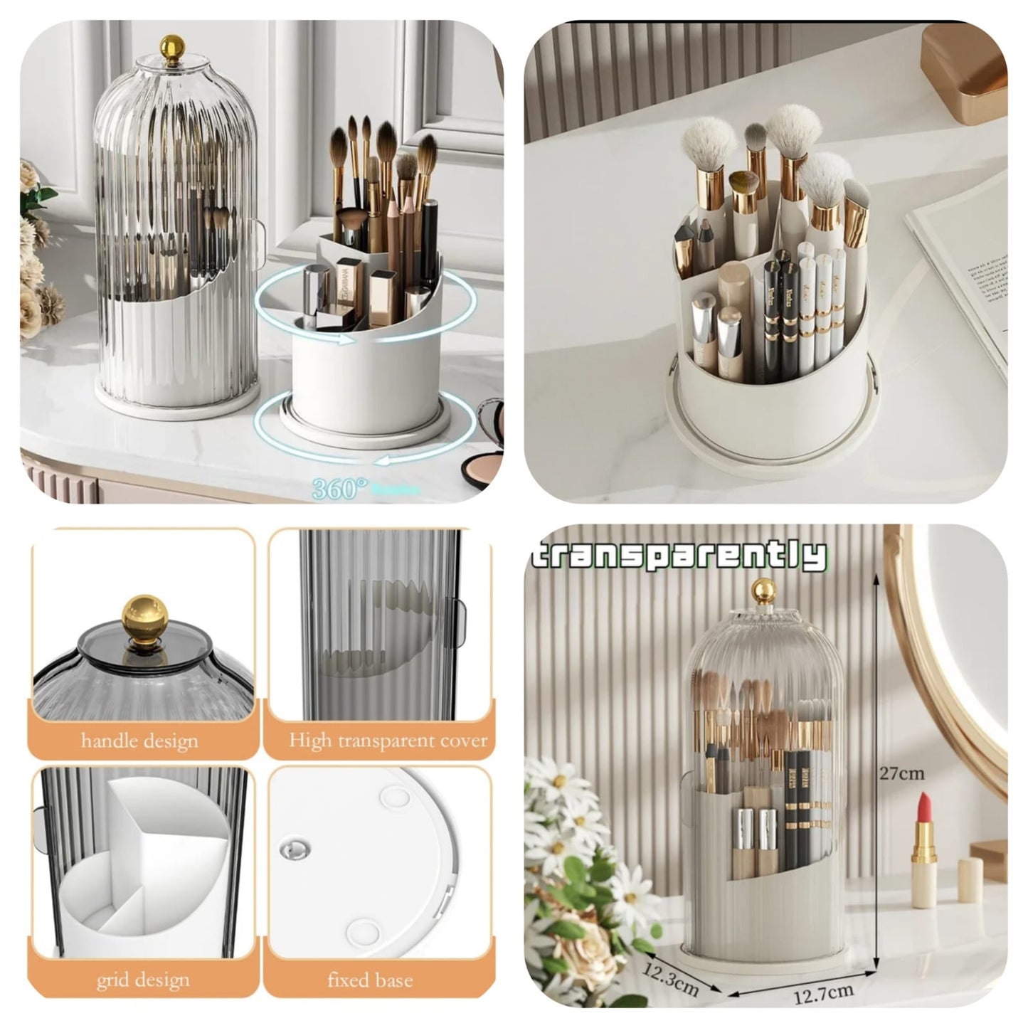 Rotatable Brush Holder